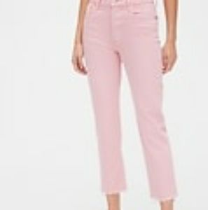 GAP High Rise Cheeky Straight Jeans with Raw Hem